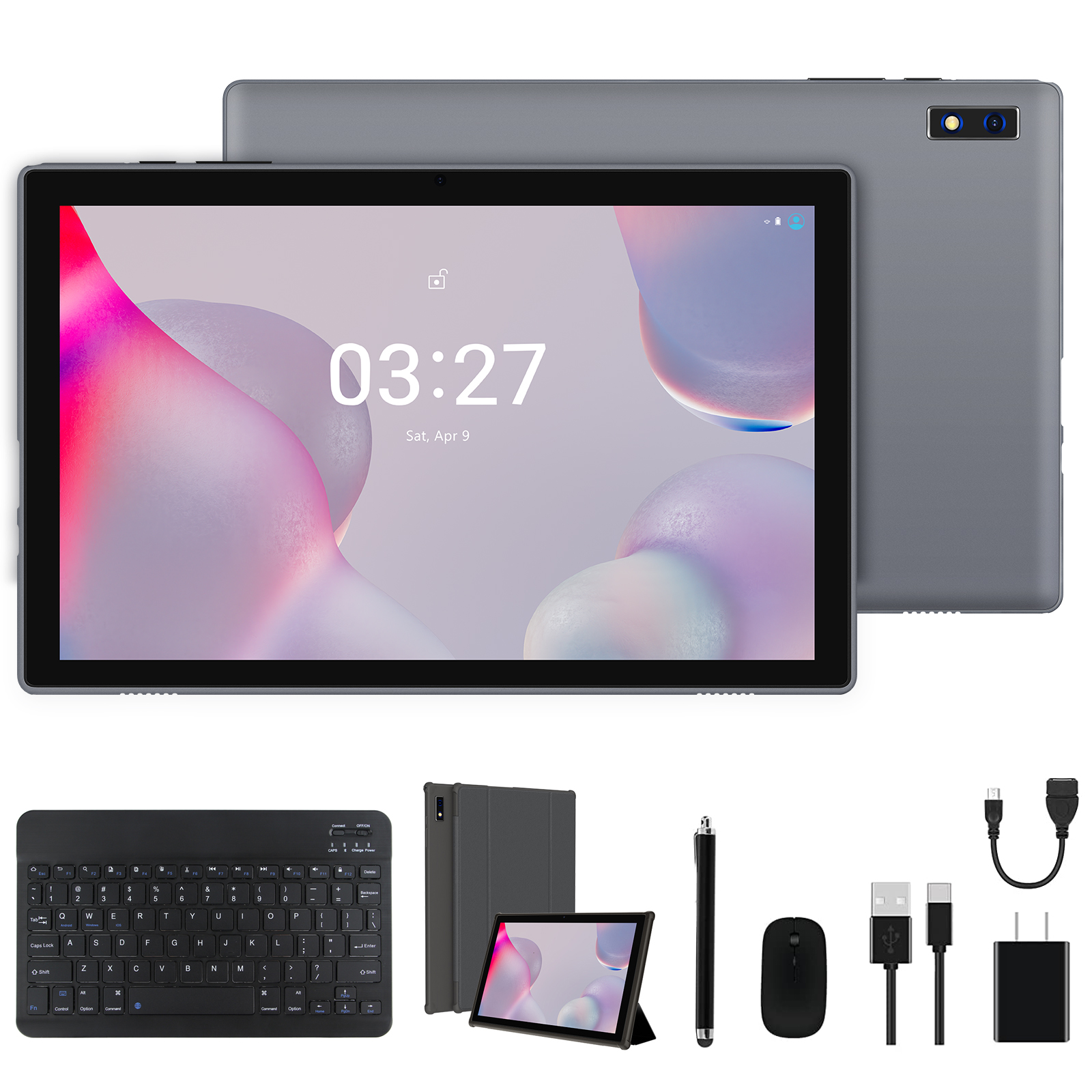 Tablette PC Android de 8 pouces, avec Wi-Fi, Bluetooth, Google
