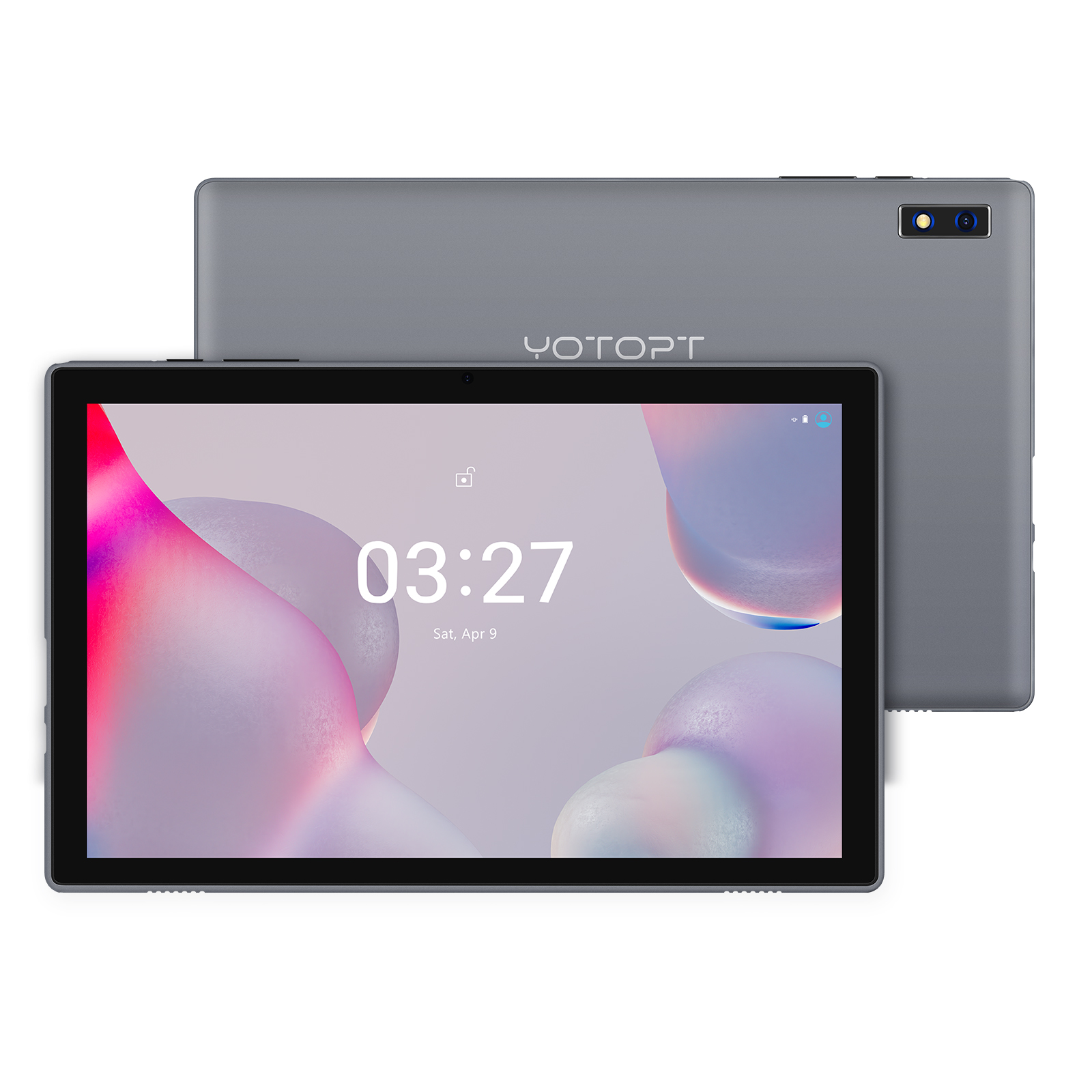 YOTOPT Tablette Android 12 10 4 Go de RAM, 64 Go de ROM, 1 To
